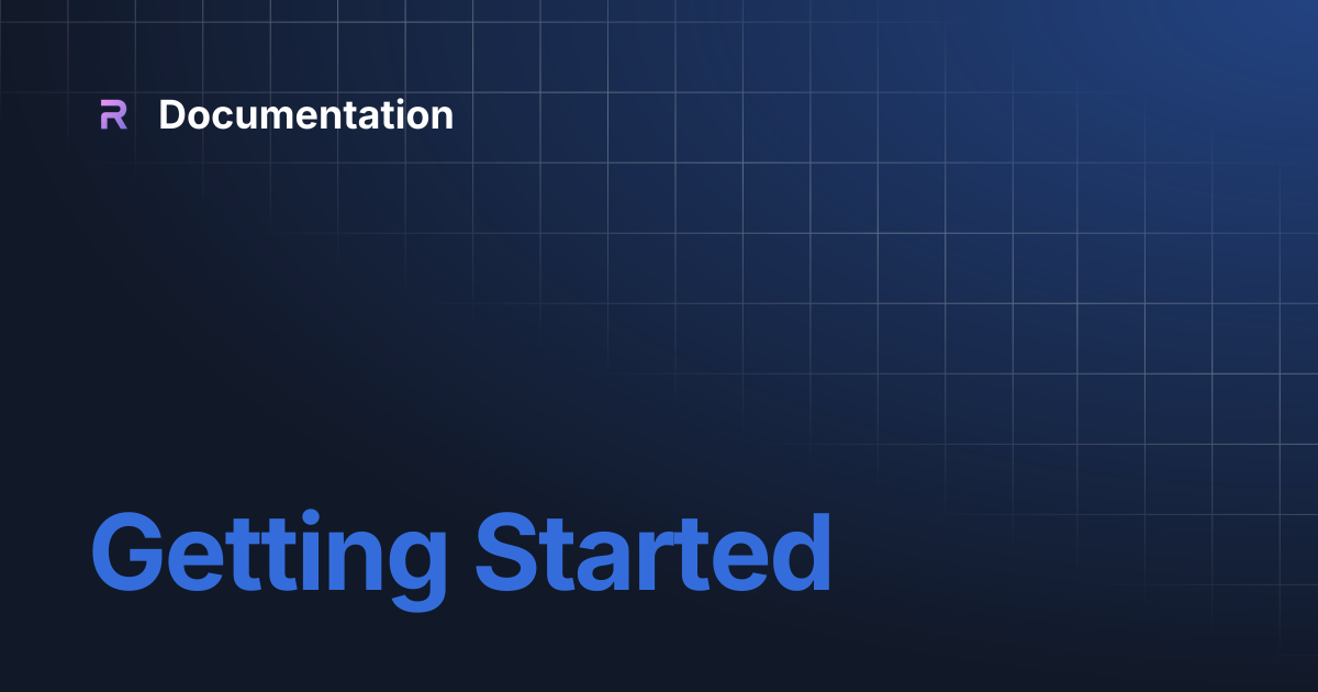 Getting Started | Documentation